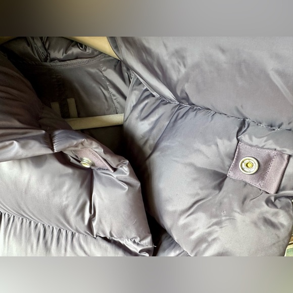 Rick Owen’s F/W 2017 Puffer Down Hooded Sleeveless Coat, Eggplant, size 40, US 4 - Picture 7 of 16